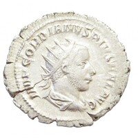Római Birodalom,III. Gordianus antoninianus 240-243 Róma - SECURIT PERPET hátlap EF+ ezüst 4.32g