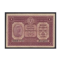 Olaszország,1 lira 1918 F