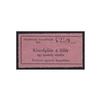 Magyarország,Kiszolgálás 6 fillér - Dombóvári Strandfürdő Kft. EF
