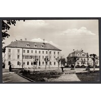 Magyarország,Baja - Marx tér a Járásbírósággal 1960