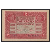Magyarország,2 kronen/korona 1917 aUNC+
