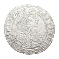 Csehország,I. József 3 krajcár 1707 GE - Prága VF ezüst 1.61g