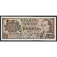 Paraguay,10000 guaranies 1998 UNC