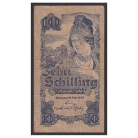 Ausztria,10 schilling 1945 F