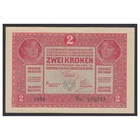 Magyarország,2 kronen/korona 1917 EF+
