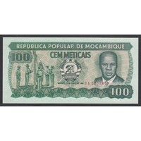 Mozambik,100 escudos 1986 UNC