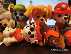 Mancs őrjárat plüssök 017. (Chase, Marshall, Sky, Zuma, Rocky) - PAW Patrol plushies 017.
