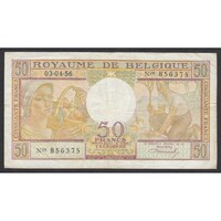 Belgium,50 francs 1956 F