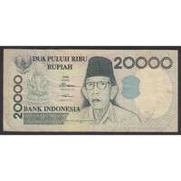 Indonézia,20000 rupiah 2001 F