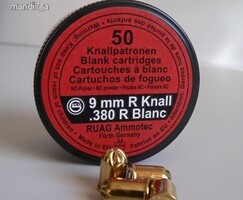 RUAG GECO 9mm R Knall NC alarm cartridge