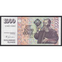 Izland,1000 kronur 2001 EF