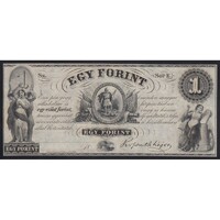 Magyarország,1 forint 1852 E UNC