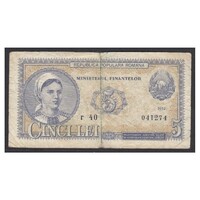 Románia,5 lei 1952 F