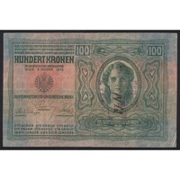 Jugoszlávia,100 kronen/korona 1919 - UB F
