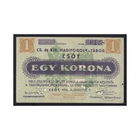 Magyarország,1 kronen/korona 1916 - Csót EF+