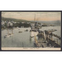 Horvátország,Abbázia - Móló és kikötő 1907
