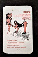 Márton Sándor kulcs-zár Műszerész Mester Debrecen kártyanaptár 1987