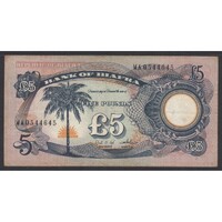 Biafra,5 pounds 1968 F