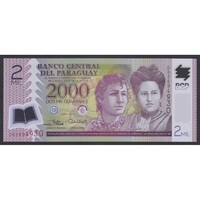 Paraguay,2000 guaranies 2017 UNC