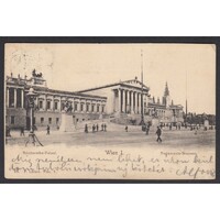 Ausztria,Bécs I. - Császári Palota - Parlamenti szökőkút 1904