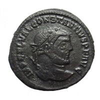 Római Birodalom,I. Constantius follis 306-307 Serdica - GENIO POPVLI ROMANI hátlap EF bronz
