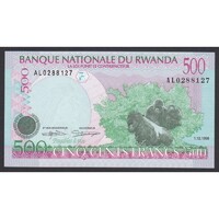 Ruanda,500 francs 1998 UNC