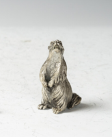 Ezüst miniatűr mormota