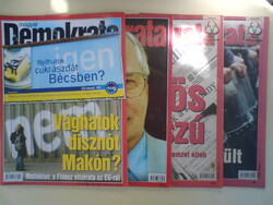 4 db. régi Magyar DEMOKRATA újság