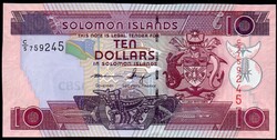 Salamon-szigetek 10 dollár UNC 2011