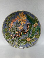 Large Zsolnay Wall Plate