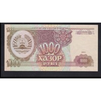 Tádzsikisztán,1000 rubel 1994 UNC