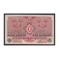 Magyarország,1 krone/korona 1916 EF+