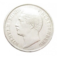 Németország,1 gulden 1843 - Württemberg EF ezüst 10.60g900