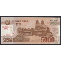 Észak-Korea,5000 won 2013 - SPECIMEN UNC