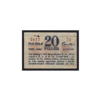 Magyarország,20 fillér 1919 - Pesti Hírlap F
