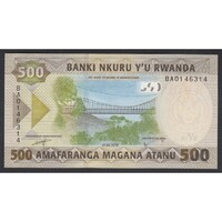 Ruanda,500 francs 2019 UNC