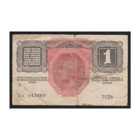Magyarország,1 krone/korona 1916 - 7000 FELETTI SZÉRIASZÁM F