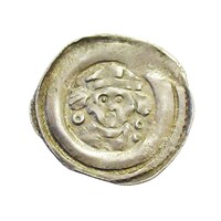 Ausztria,II. Walcheni Frigyes érsek pfennig 1270-1284 - Salzburgi Érsekség EF ezüst 0.70g