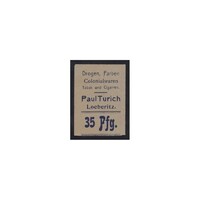 Németország,35 pfennig 1919 - Paul Turich trafikja - Loeberitz aUNC+