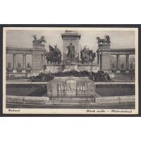 Magyarország,Budapest XIV. - Hősök tere - Hősök emléke 1930