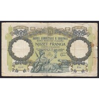 Albánia,20 franga 1939 VG