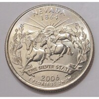USA,quarter dollar 2006 D - Nevada aUNC+
