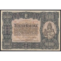 Magyarország,10000 korona 1920 VG+