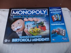 Monopoly Szuper teljes körű bankolás társasjáték (7100)