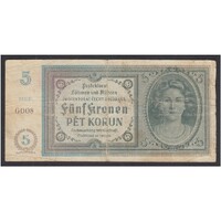 Csehország,5 korun 1940 - Cseh-Morva Protektorátus F