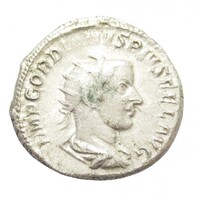 Római Birodalom,III. Gordianus antoninianus 243-244 Róma - FORT REDVX hátlap EF+ ezüst 4.200g