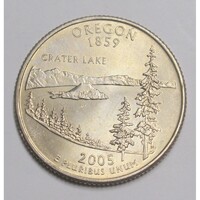 USA,quarter dollar 2005 P - Oregon aUNC+