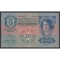 Magyarország,20 kronen/korona 1913 F