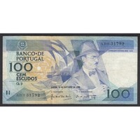 Portugália,100 escudos 1986 F