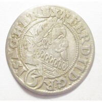 Lengyelország,II. Ferdinánd 3 krajcár 1629 HR - Breslau - Szilézia VF ezüst 1.58g